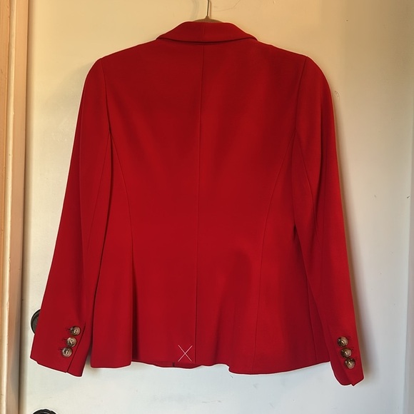 Talbots red suit blazer dress set NWT size 4p - Picture 9 of 10